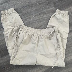 Urban Outfitters Tan Elastic Waist Pants